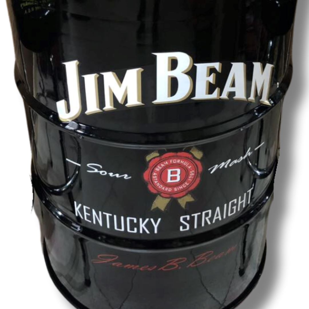 Jim Beam Devils Cut Drum Table Drum Barrel