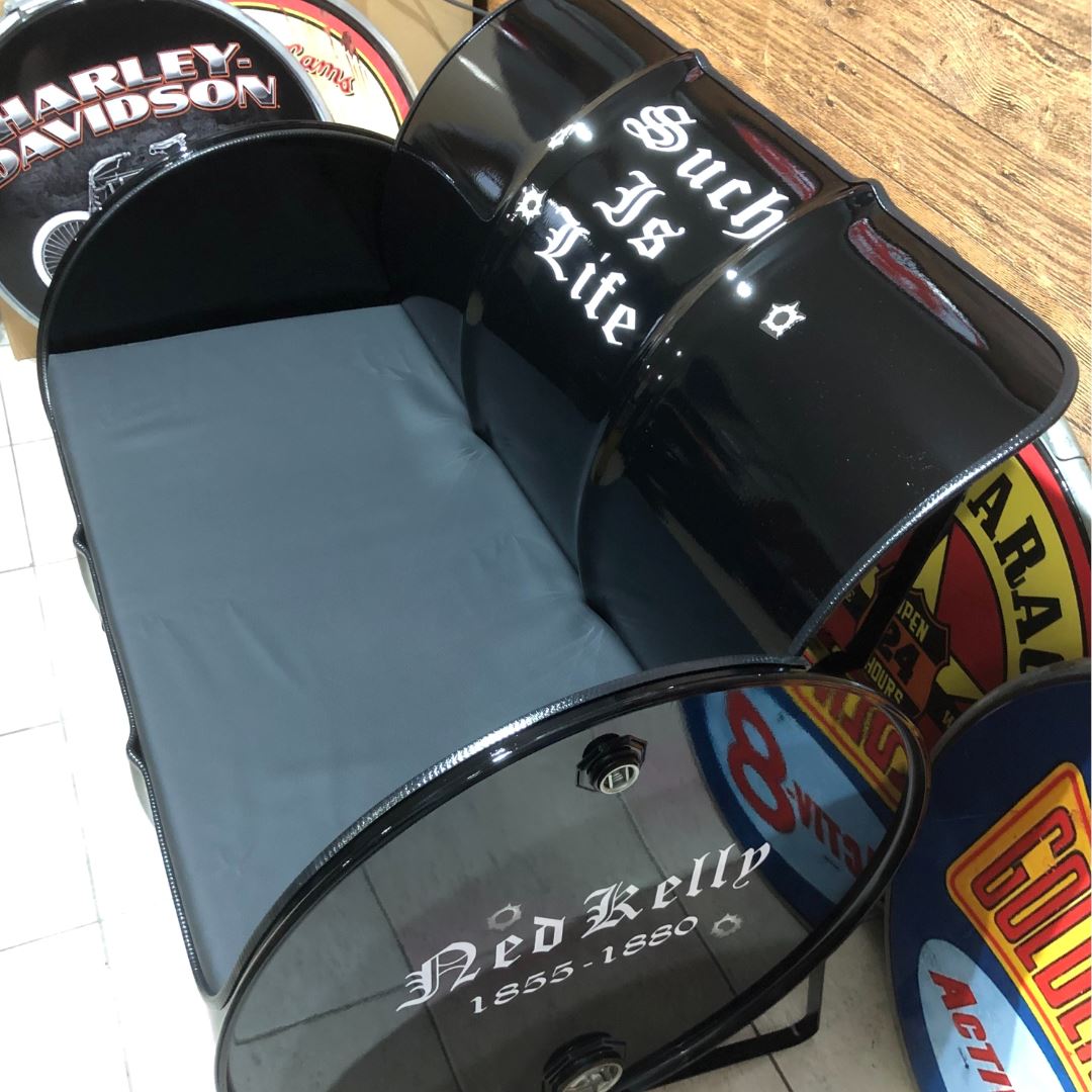 Custom Artwork Drum Bench Seat