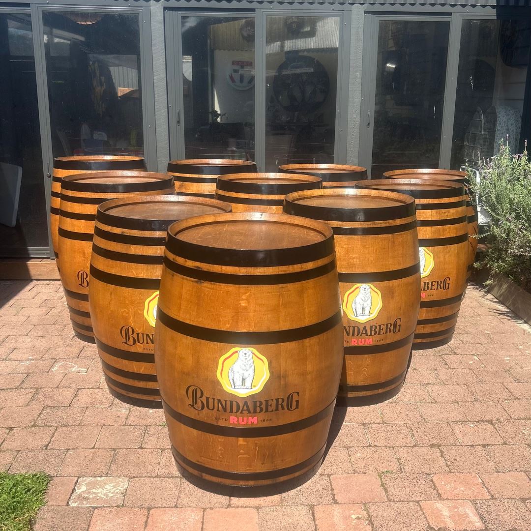 Bundaberg Bundy Rum Wine Barrel Table Wine Barrel