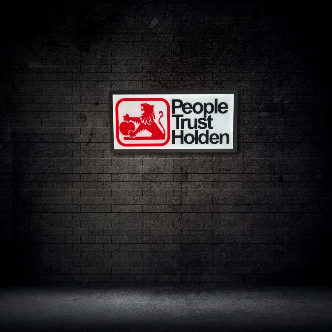Holden Trust Light up Sign 600 x 300MM Light Up Signs