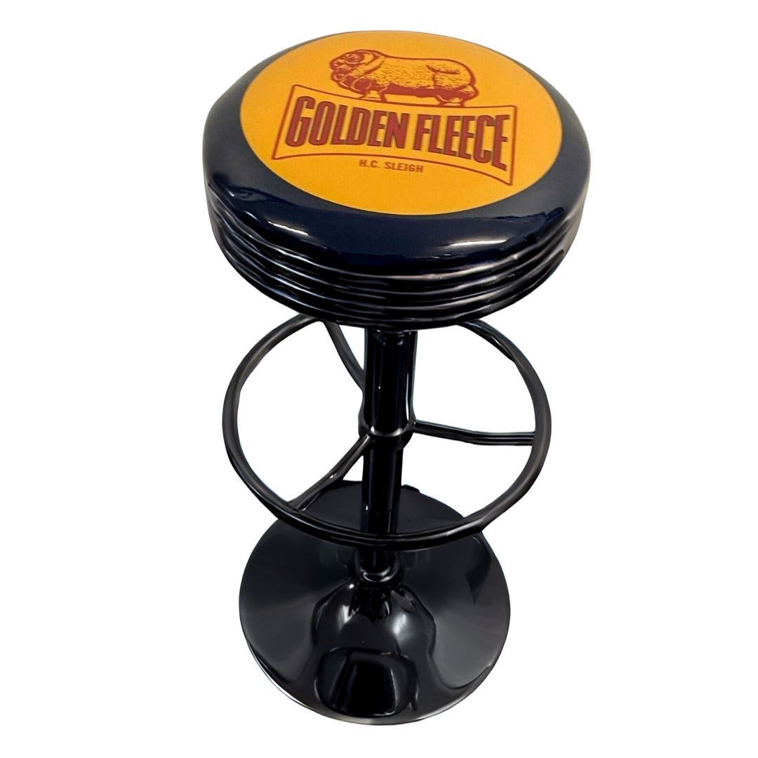Golden Fleece Retro Bar Stool Retro Bar Stools Black