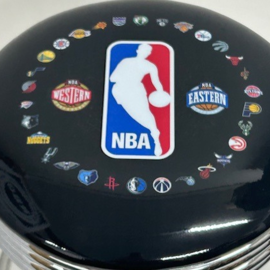 NBA Teams Retro Bar Stool