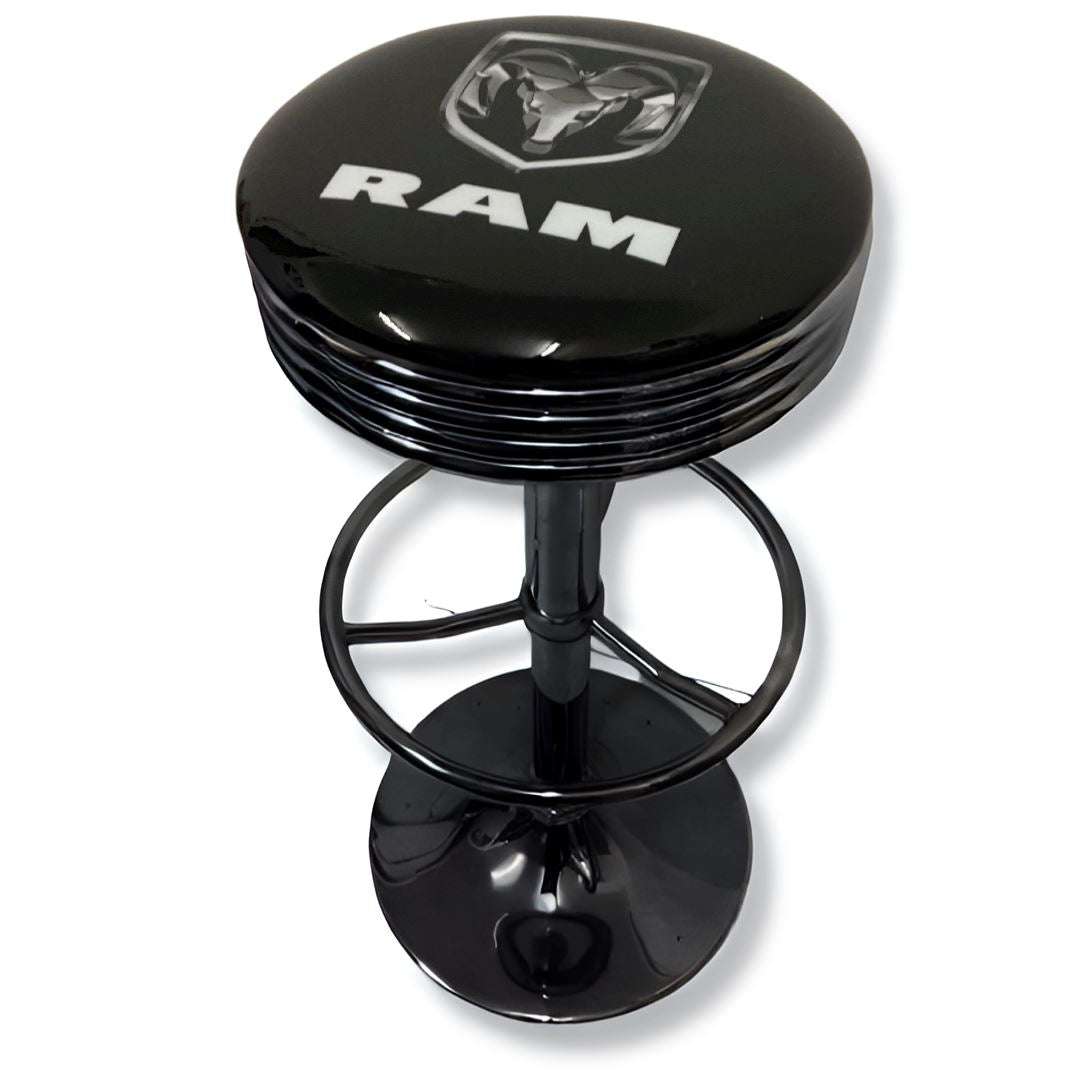 Ram Premium Retro Bar Stool Retro Bar Stools Black