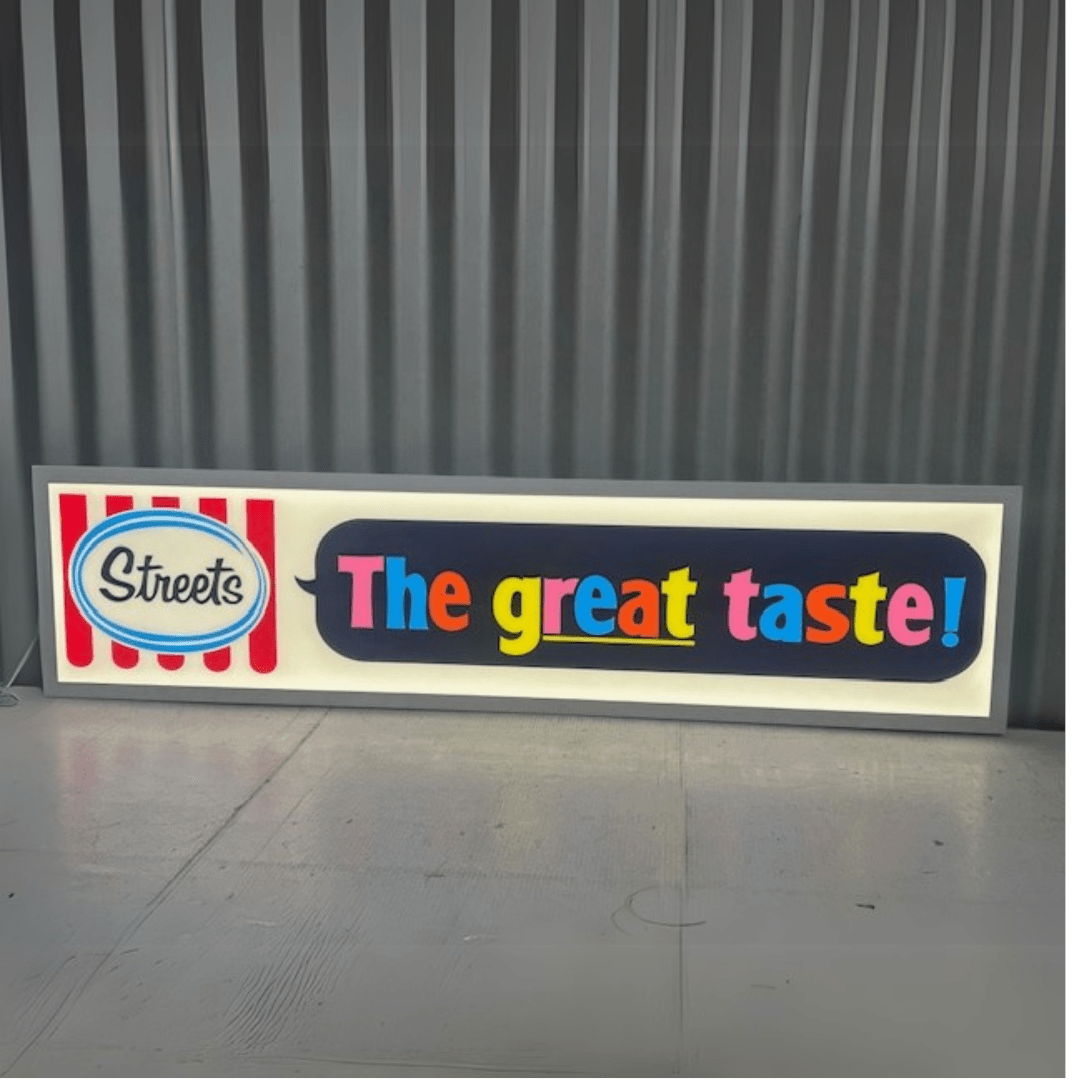 Streets Light Up Sign 1200MM Light Up Signs