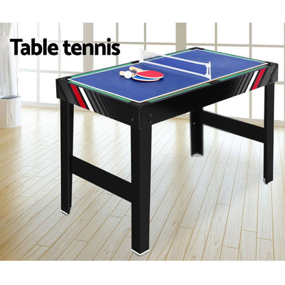 4FT 4-In-1 Soccer Table Tennis Ice Hockey Pool Game Games Tables 