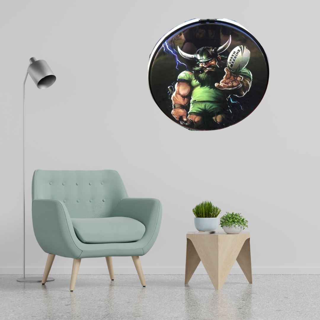 Canberra Raiders Drum Lid Sign Sign