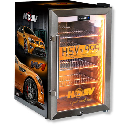 HSV GTSR W1 branded 70LT bar fridge Add Your Number plate! Refrigerators 
