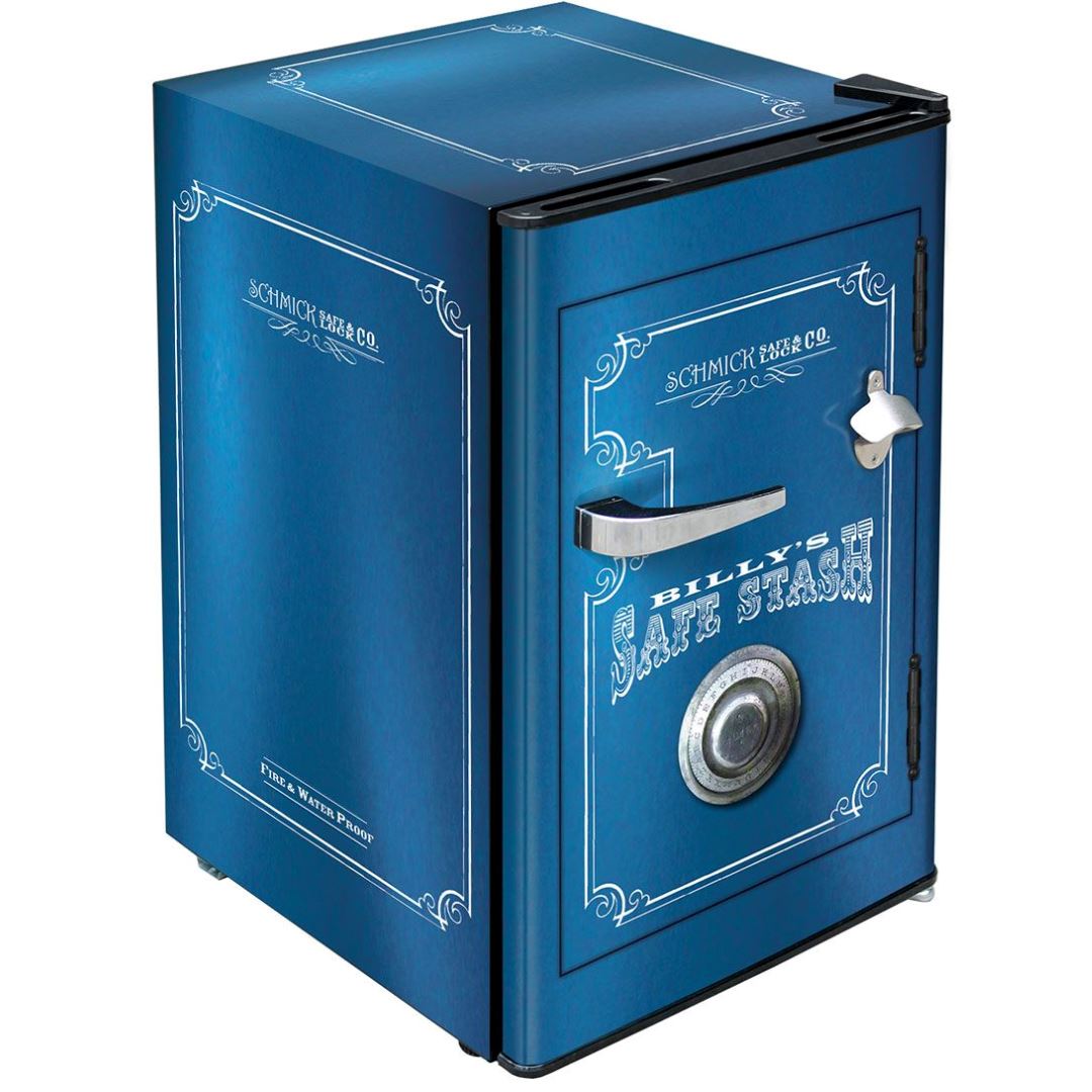 Retro Safe Bar Fridge 70 L Choose the Colour add Name Refrigerators Light Blue 1 Year Full Replacement – Included 
