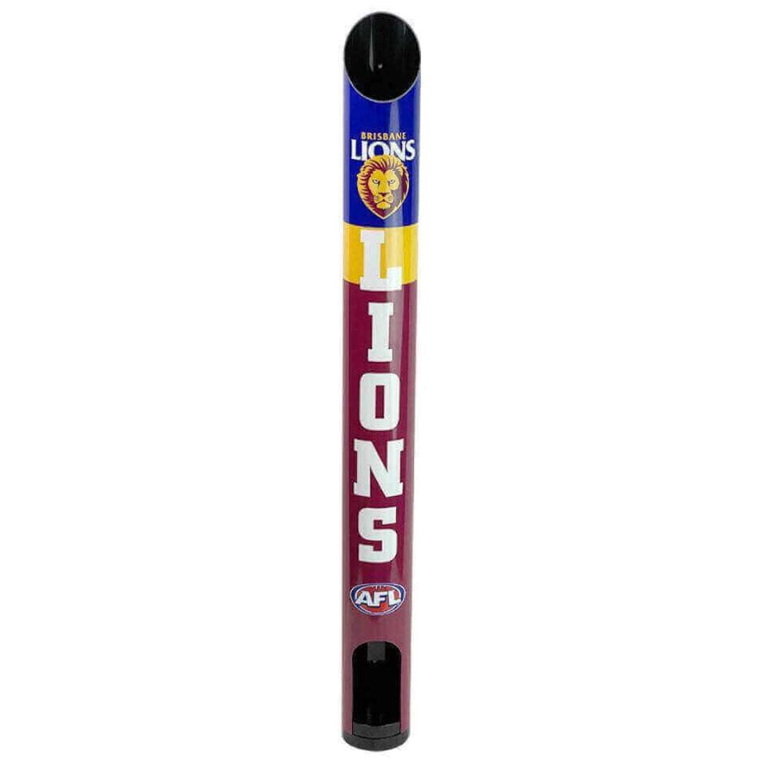 AFL Stubby Holder Dispensers Personalise Your Message Beverage Dispensers Brisbane Lions