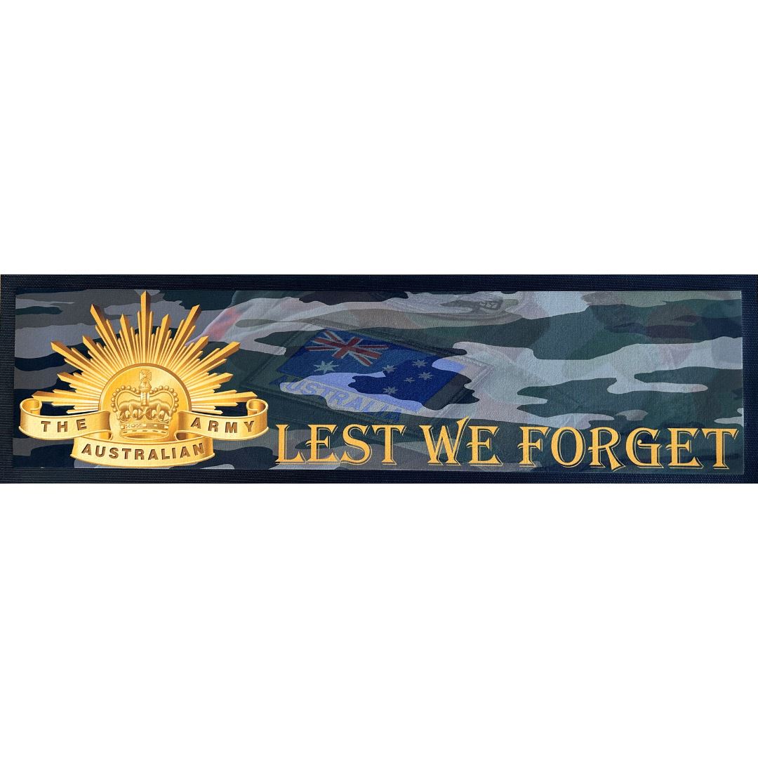 Anzac Premium Bar Runner Navy