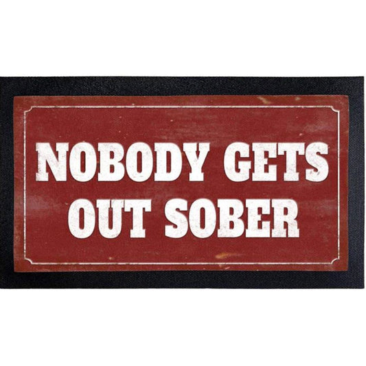 Nobody Gets Out Sober Premium Bar Runner