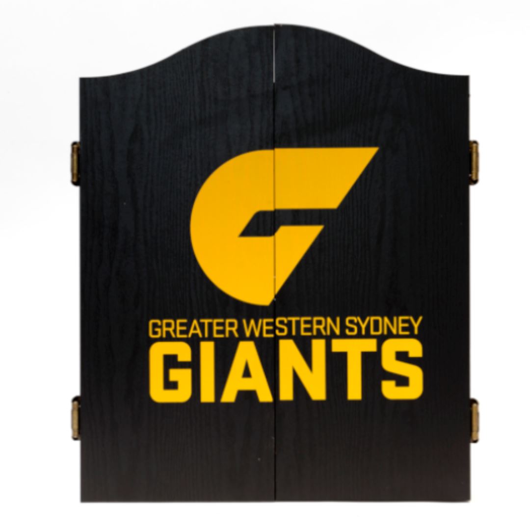 Greater Western Giants Dartboard and Cabinet Set