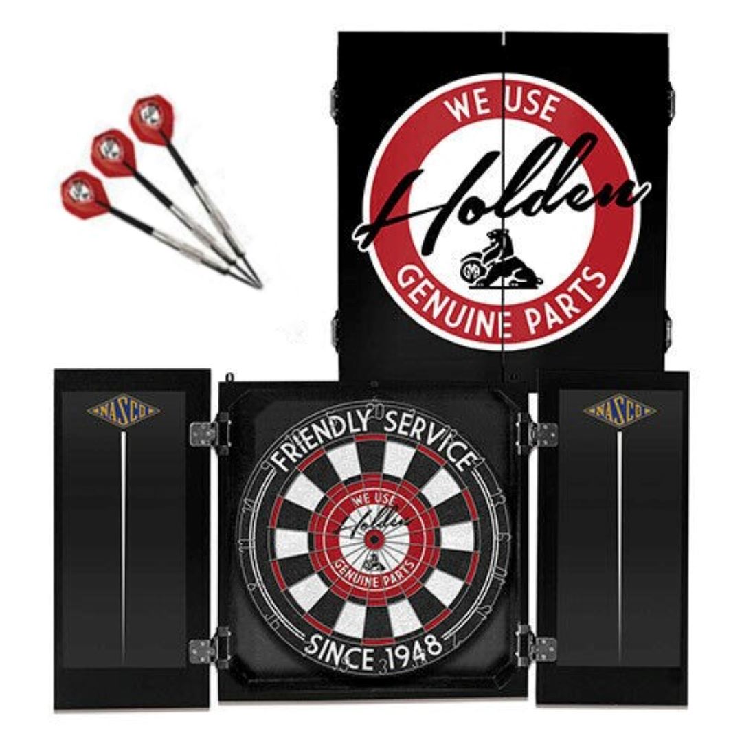 Holden Dart Board and Cabinet Set Dartboard Set