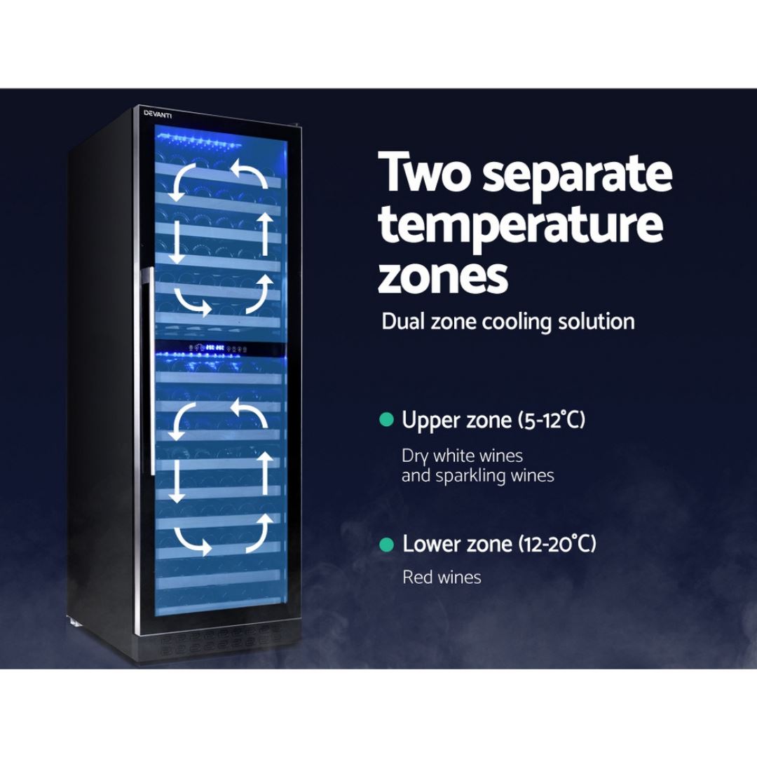 Selfoss Commercial 155 Bottles Fridge Wine Cooler Chiller Refrigerators