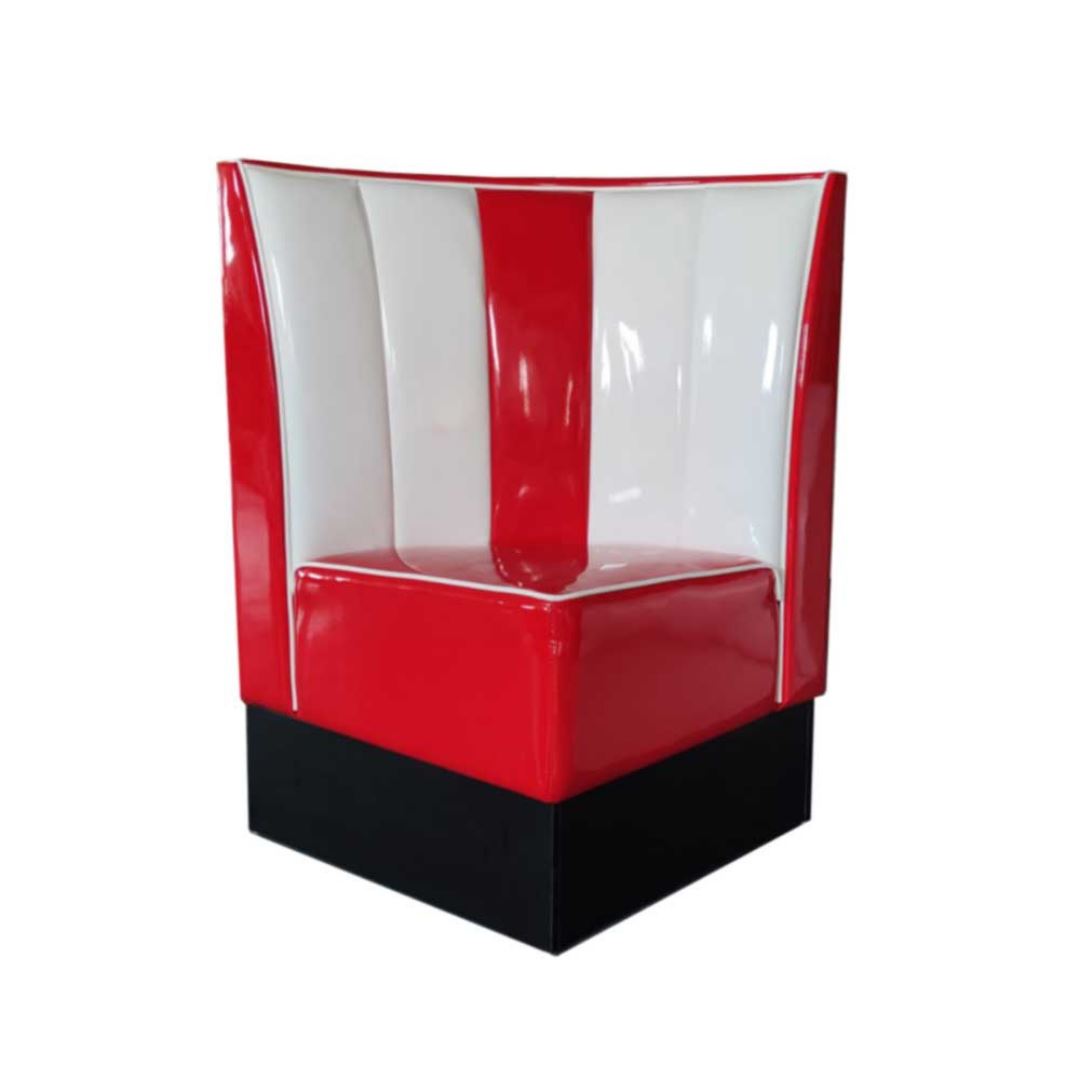 1950 Corner Cafe Diner Booth- 2 Sofa & 1 Corner Sofa & 1 Table & 3 chairs furniture