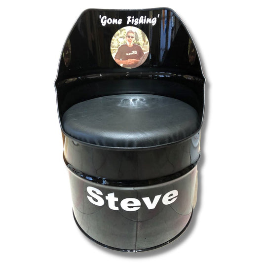 Custom Artwork Drum Seat Drum Barrel