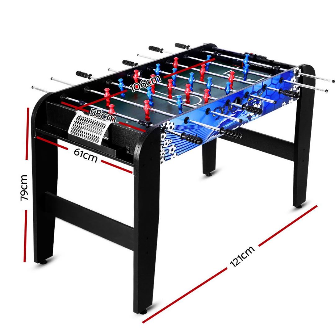 4FT Blue Foosball Soccer Table