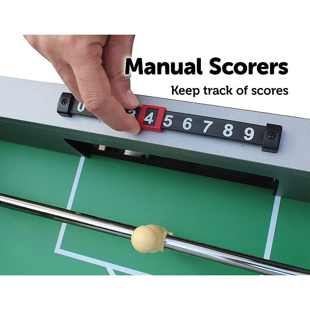 4FT Foosball Soccer Table Black Games Tables