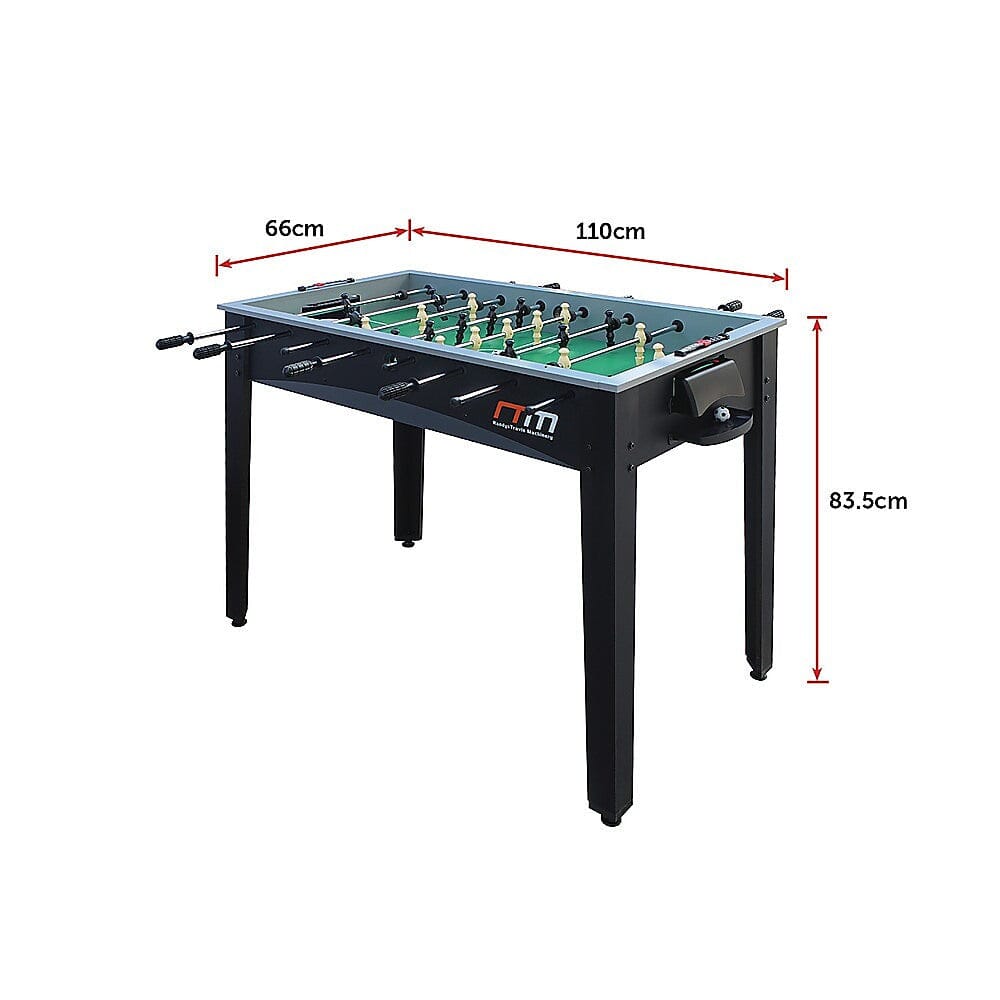 4FT Foosball Soccer Table Black Games Tables