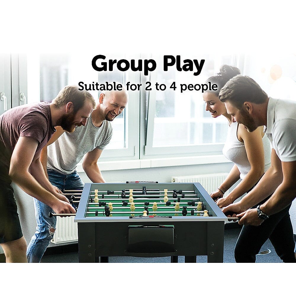 4FT Foosball Soccer Table Black Games Tables