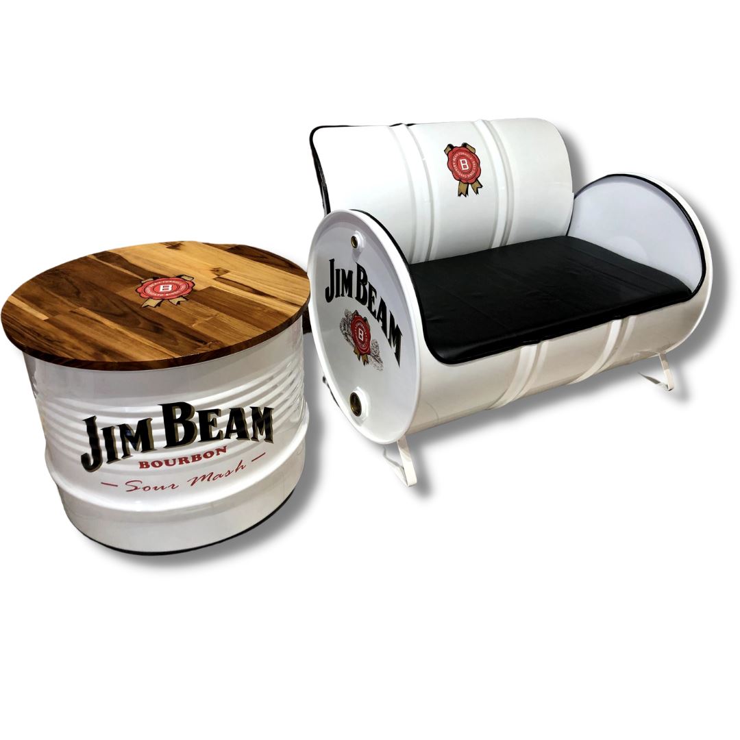 Jim Beam Drum Bench Seat Drum Barrel