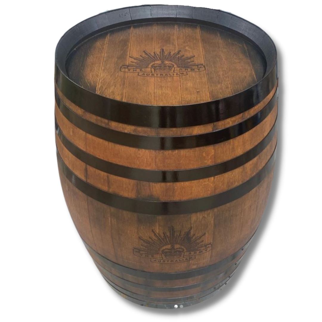 Anzac Tribute Branded Wine Barrel Wine Barrel