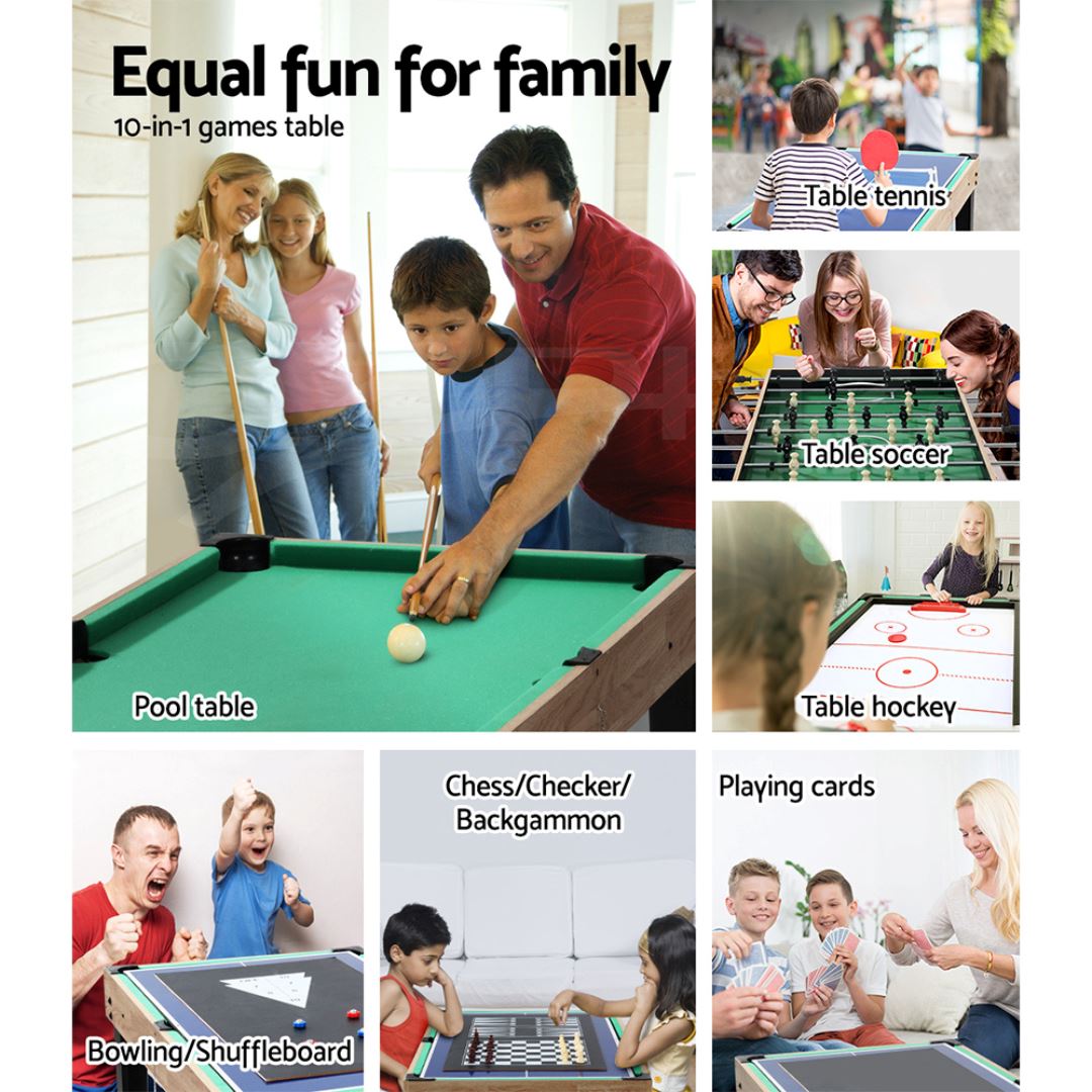 10 in 1 Foosball Table Games Tables