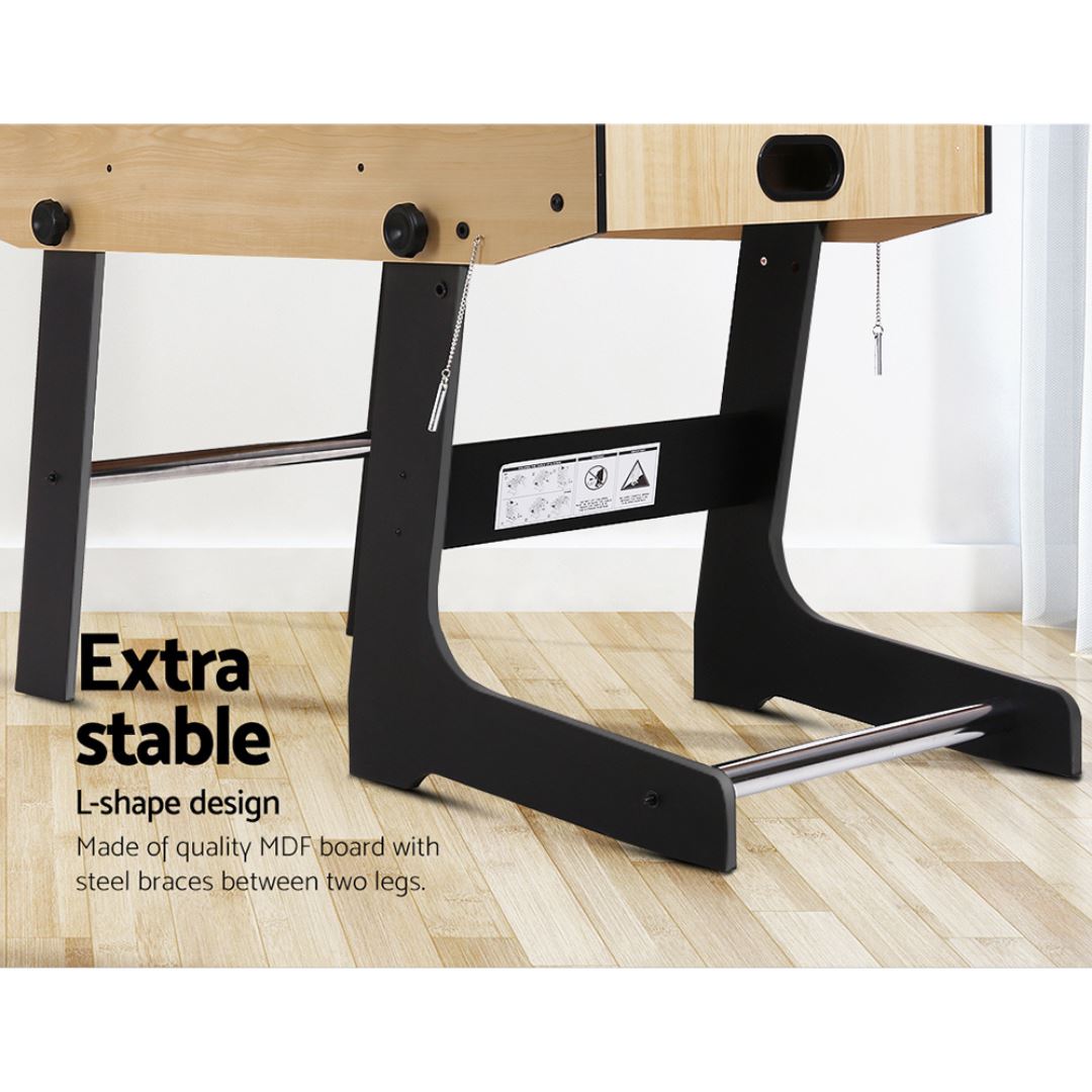 The Dens 4FT Foldable Foosball / Soccer / Football Game Games Tables