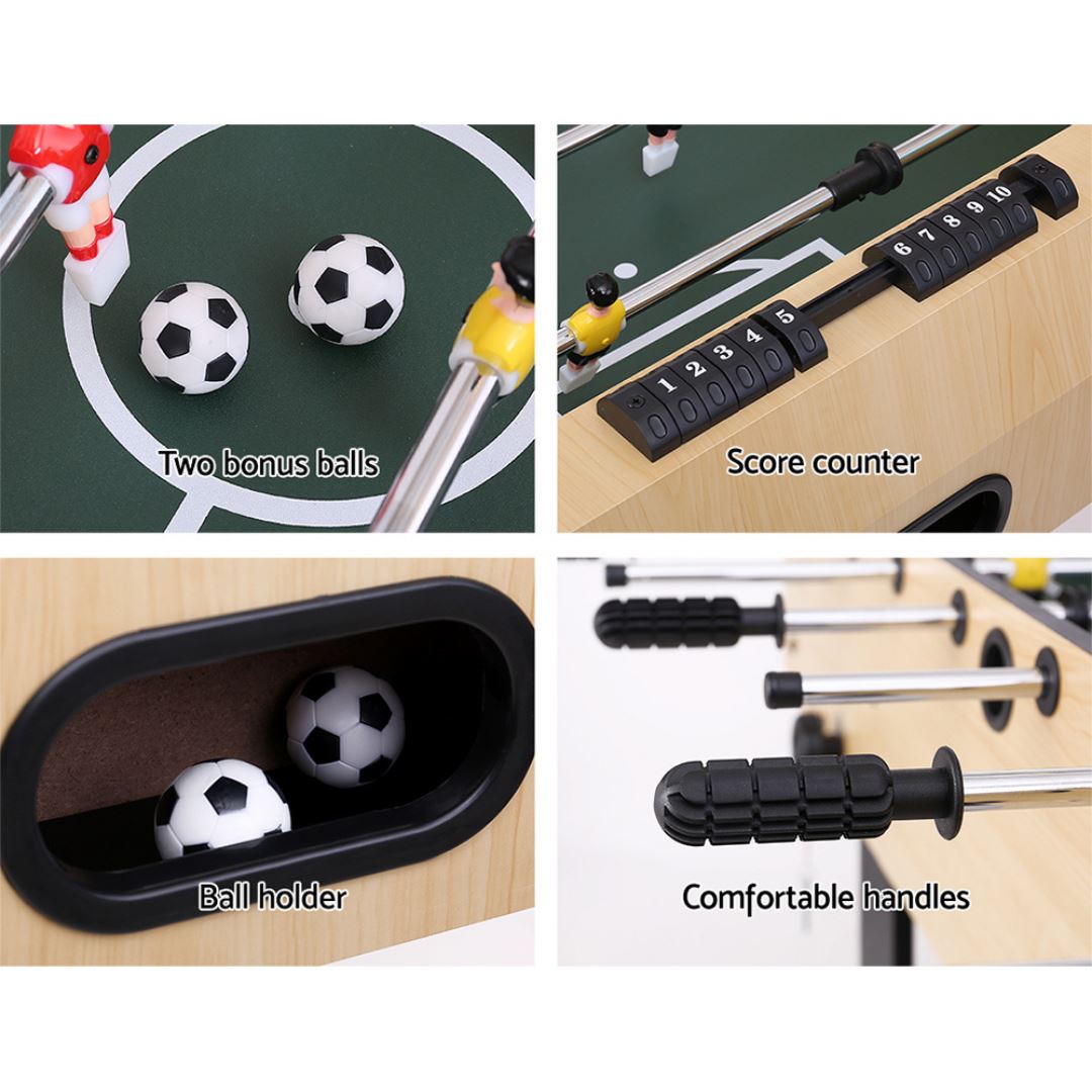 The Dens 4FT Foldable Foosball / Soccer / Football Game Games Tables