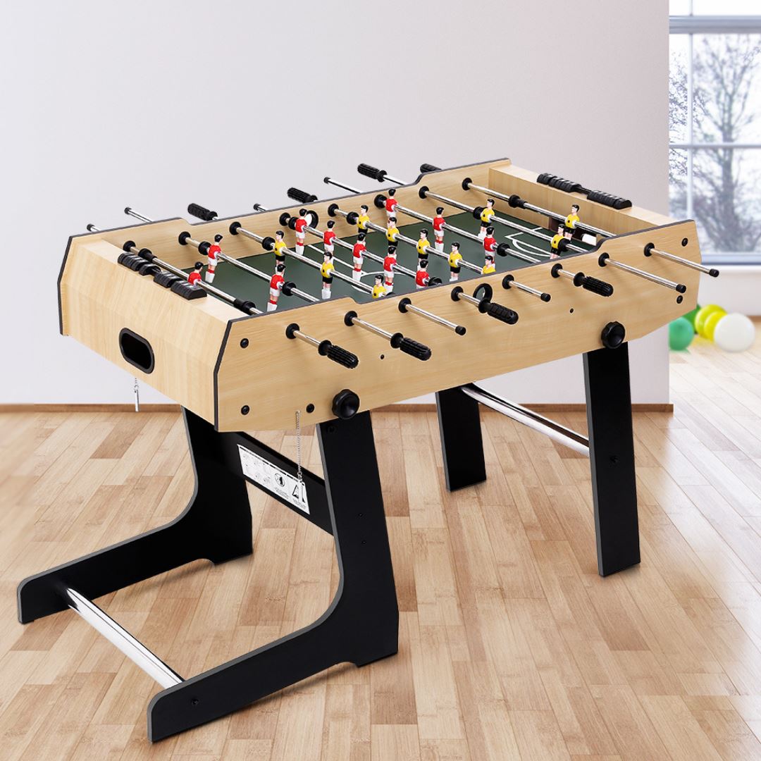 The Dens 4FT Foldable Foosball / Soccer / Football Game Games Tables
