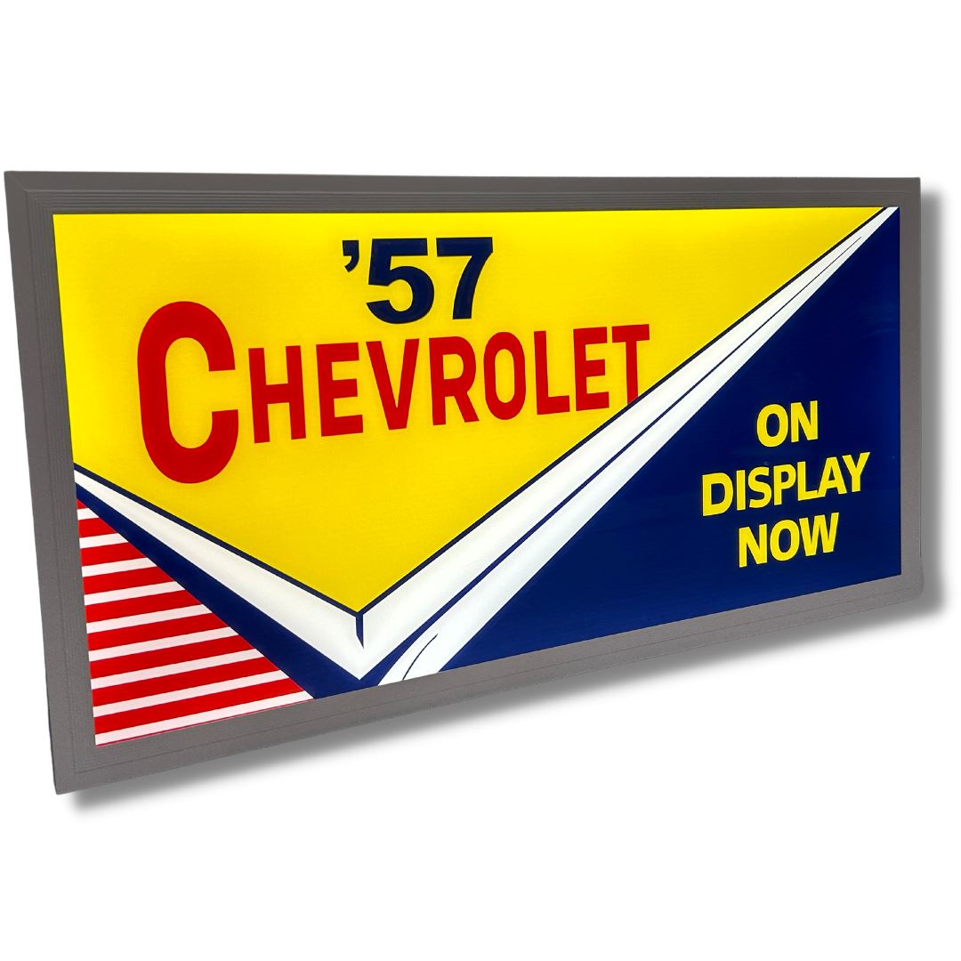 Light Up 57 Chevy Sign Light Up Signs