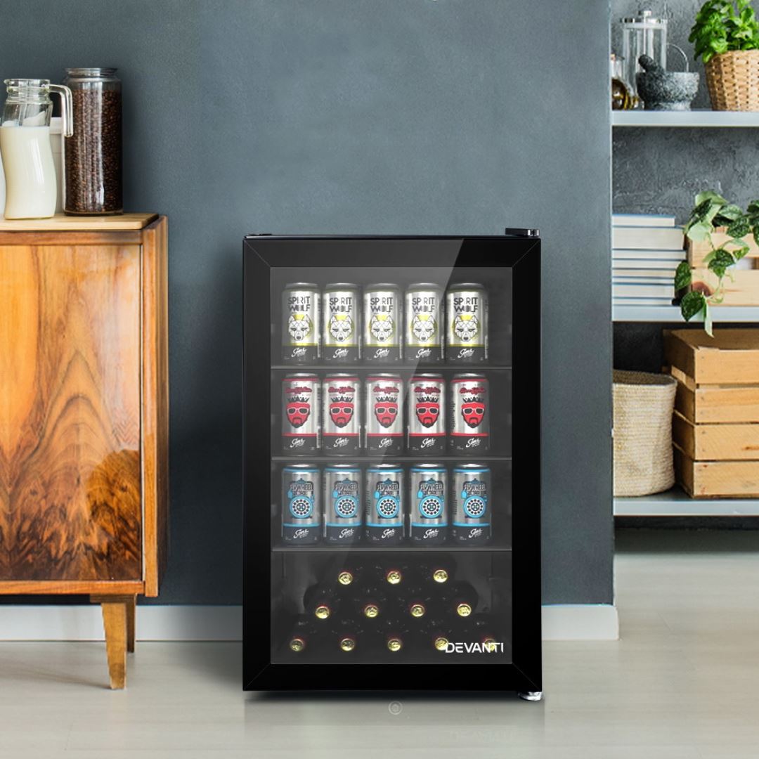 Aswan 70L Glass Door Bar Fridge Refridgerators