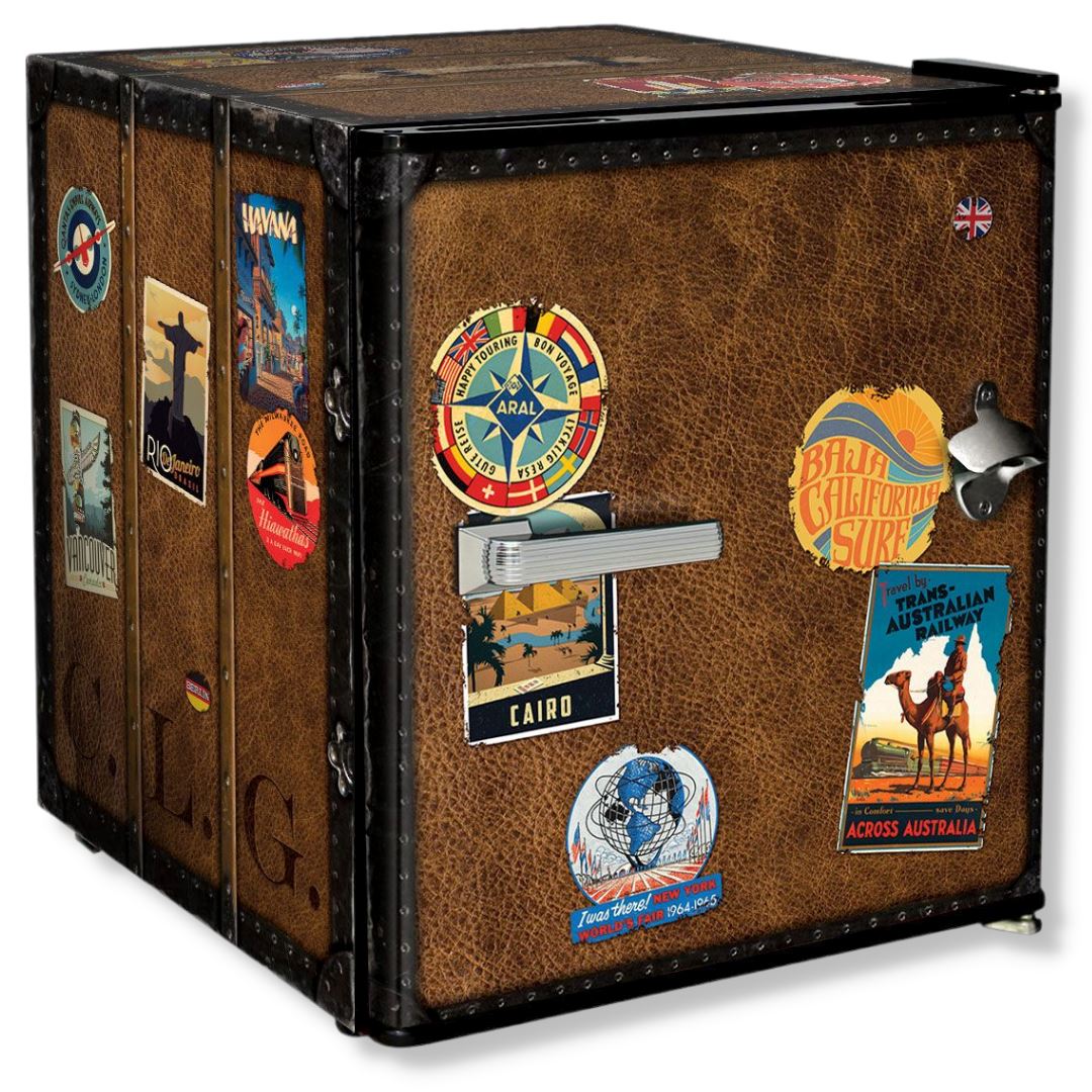 Funky Luggage 46LT Mini Bar Fridge