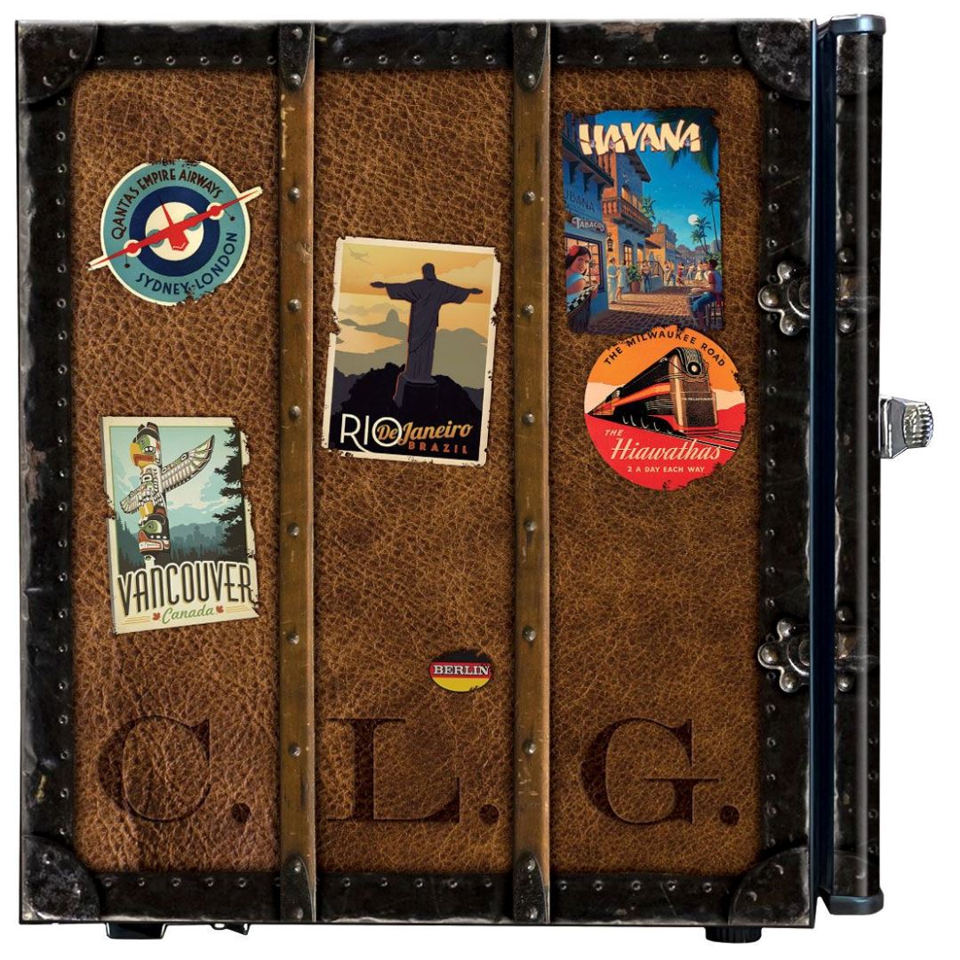 Funky Luggage 46LT Mini Bar Fridge
