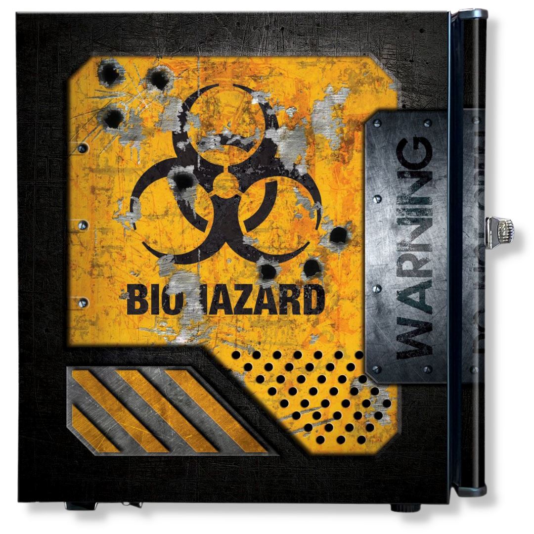 Toxic Waste Crate Branded 46LT Mini Bar Fridge Refrigerators