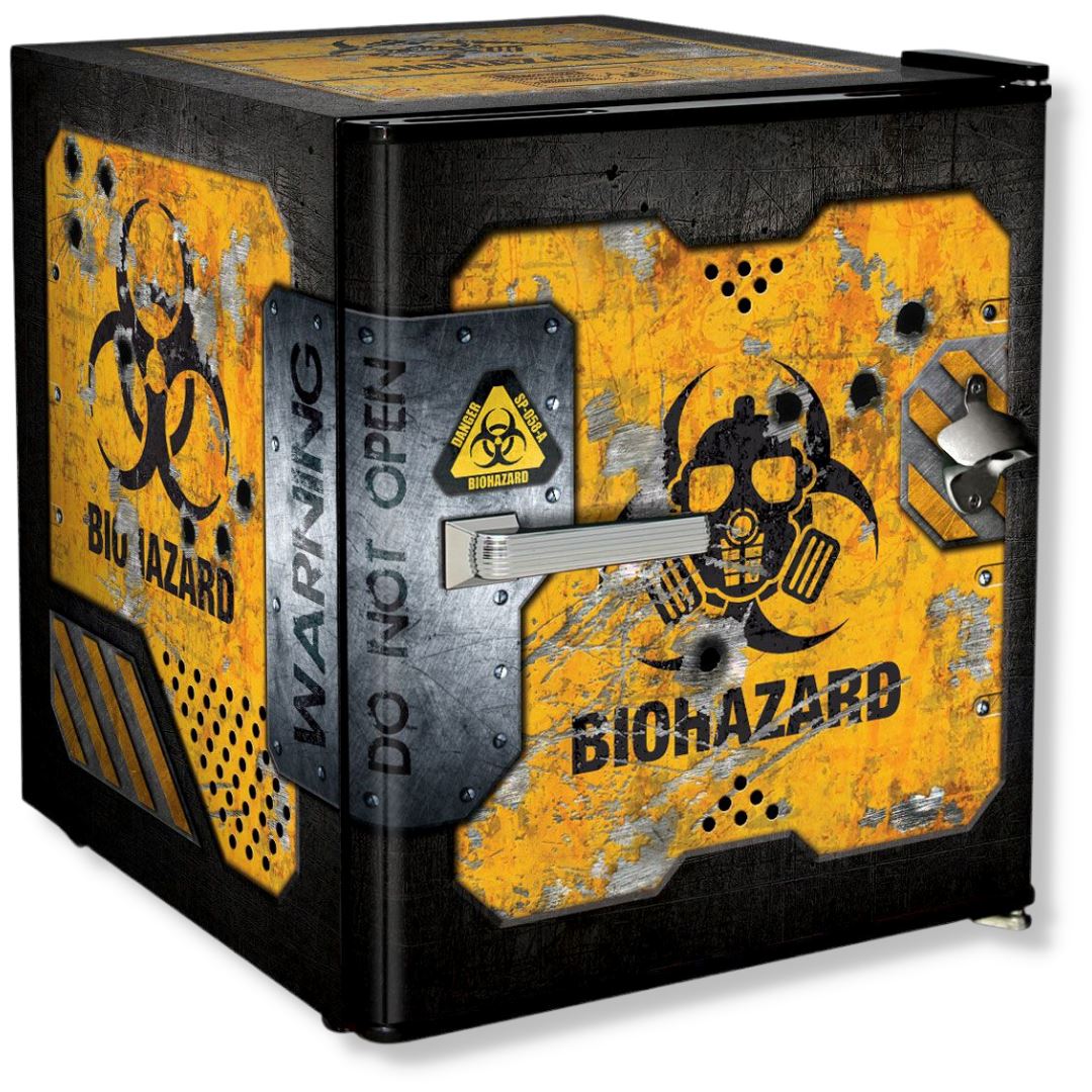 Toxic Waste Crate Branded 46LT Mini Bar Fridge Refrigerators