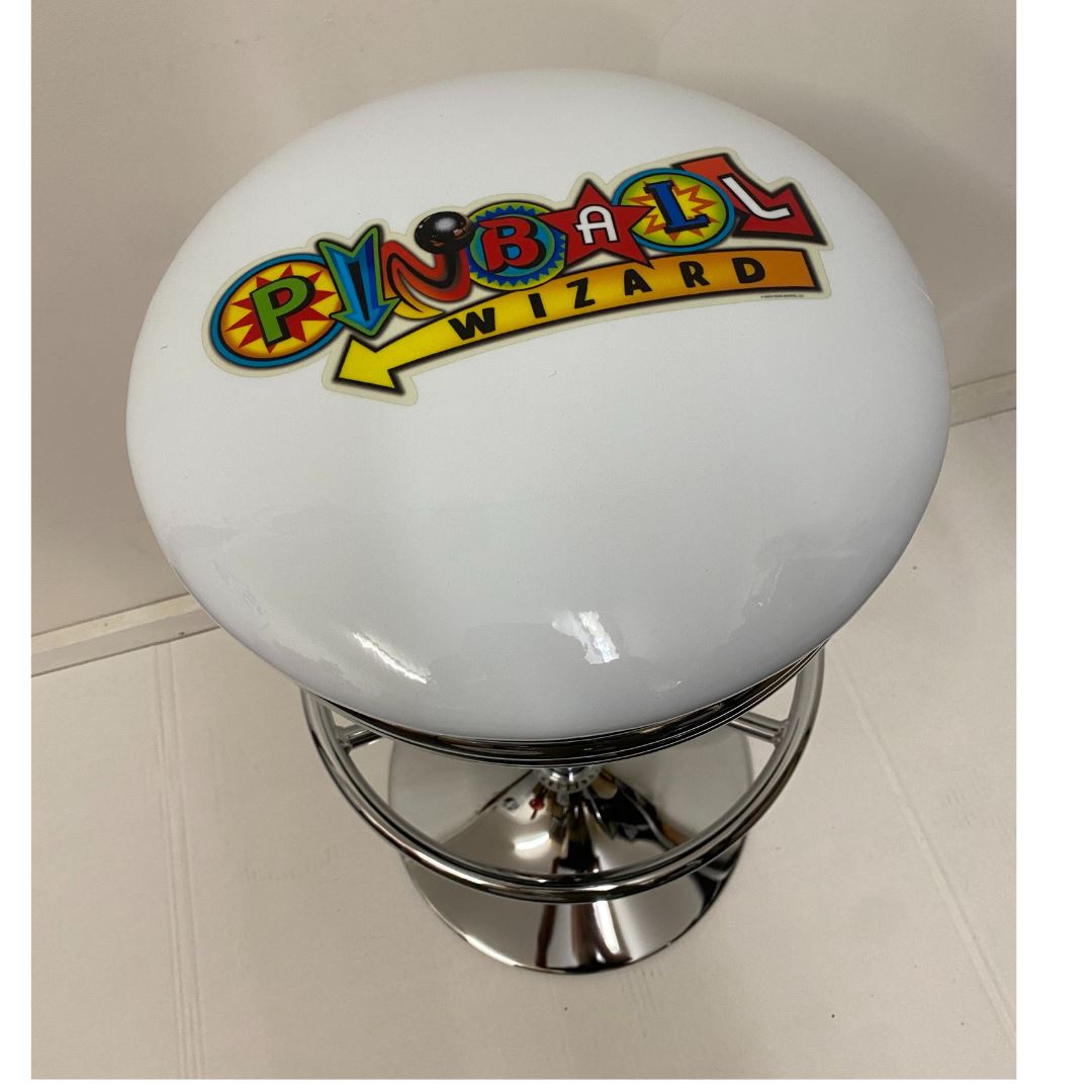 Pinball Wizard Premium Retro Bar Stool Retro Bar Stools