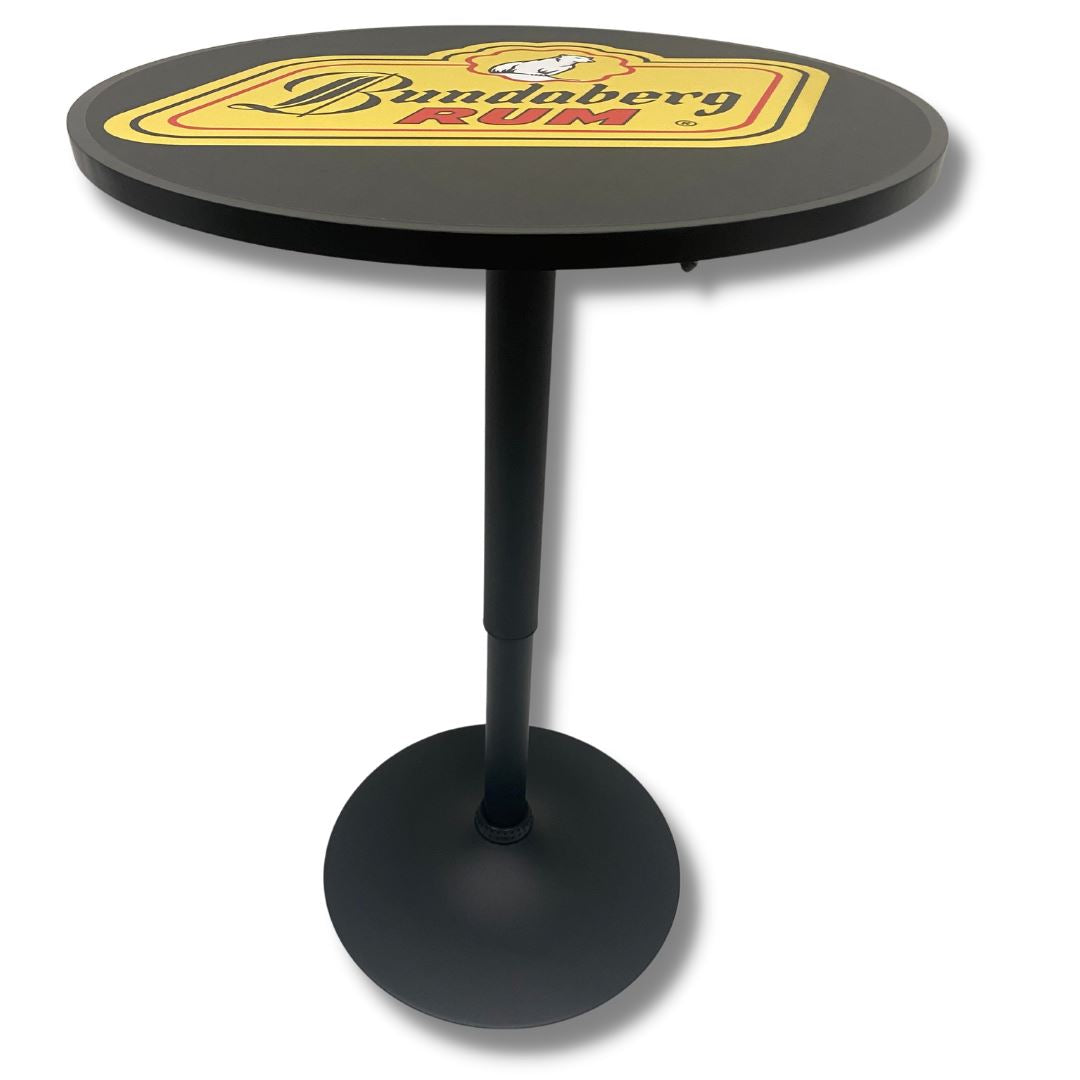 Bundaberg Bundy Rum Black Bar Table Bar Table