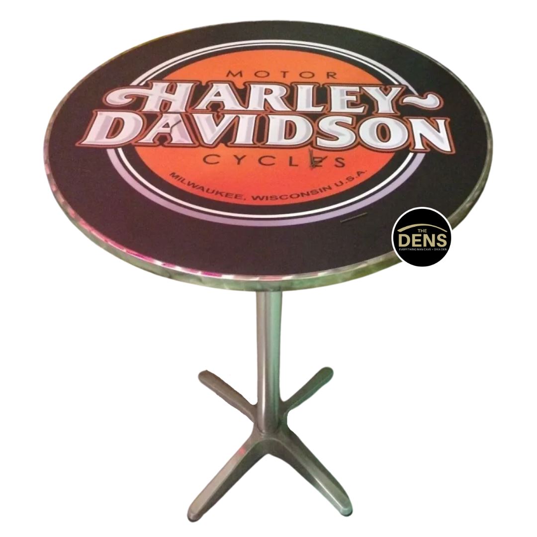 Harley Davidson Scroll Bar Table Bar Table