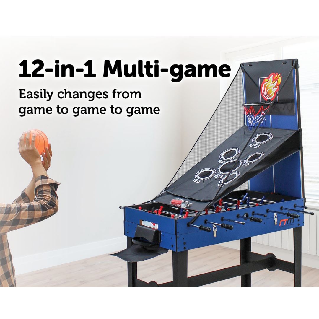 12-in-1 Combo 4FT Foosball Table