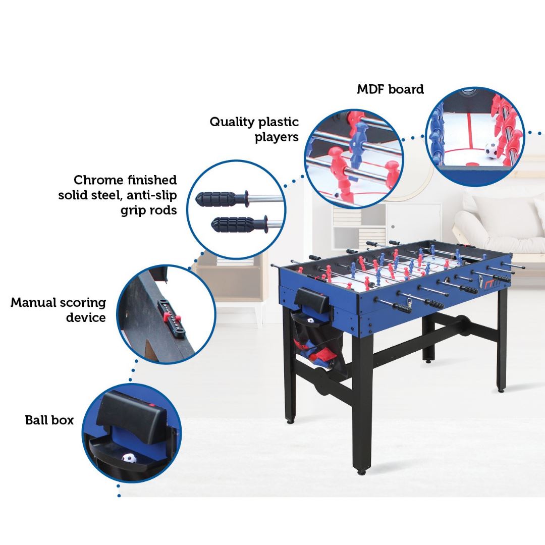 The Dens 4FT 12-in-1 Combo Foosball Games Table Games Tables