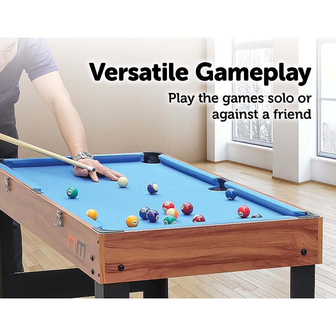 4FT 3-in-1 Foosball Soccer Hockey Pool Table Games Tables