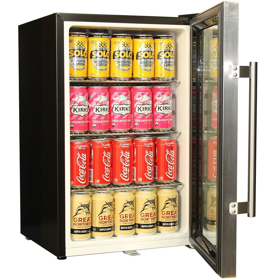 Pine Creek Glass Door 70 litre Mini Bar Fridge Refrigerators