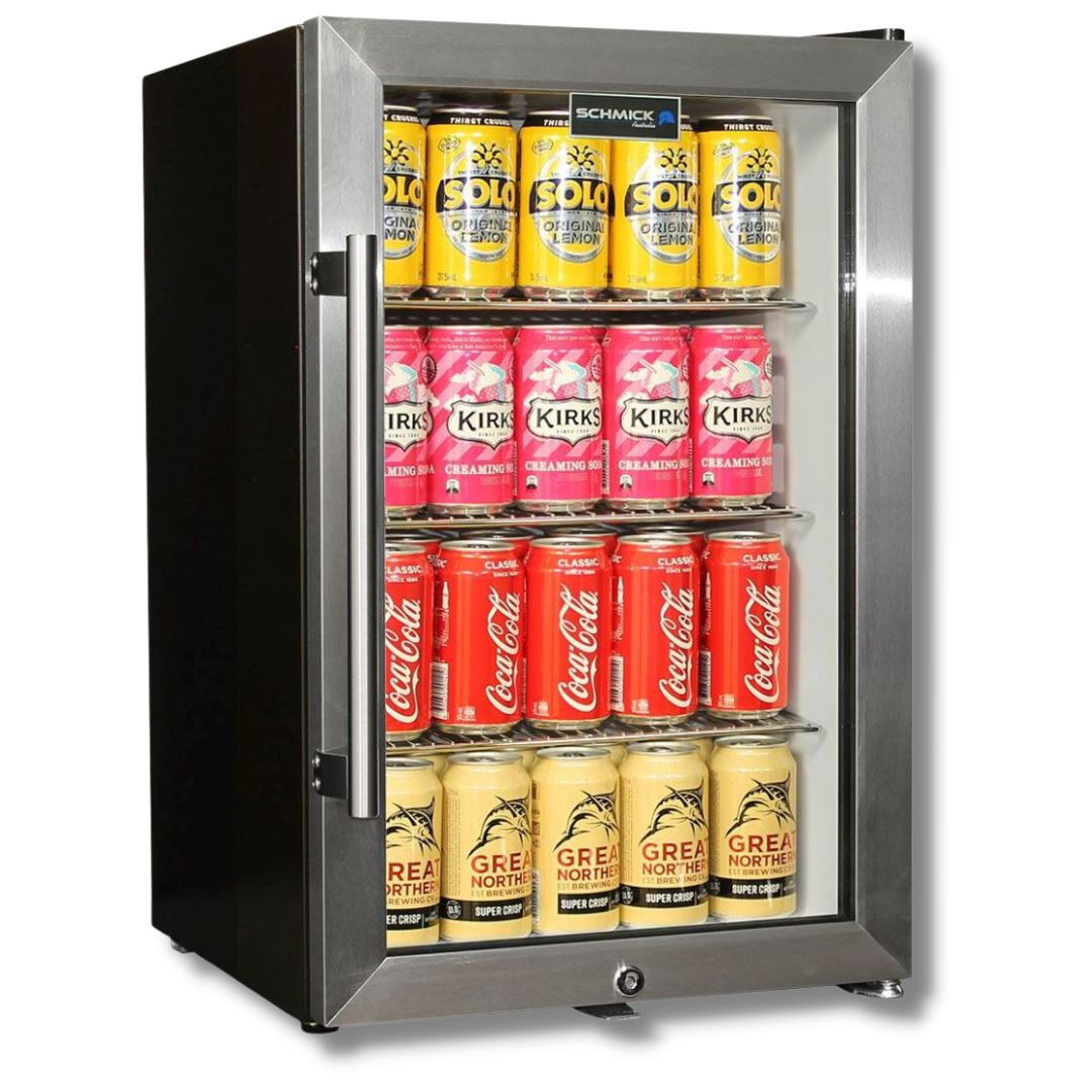 Pine Creek Glass Door 70 litre Mini Bar Fridge Refrigerators