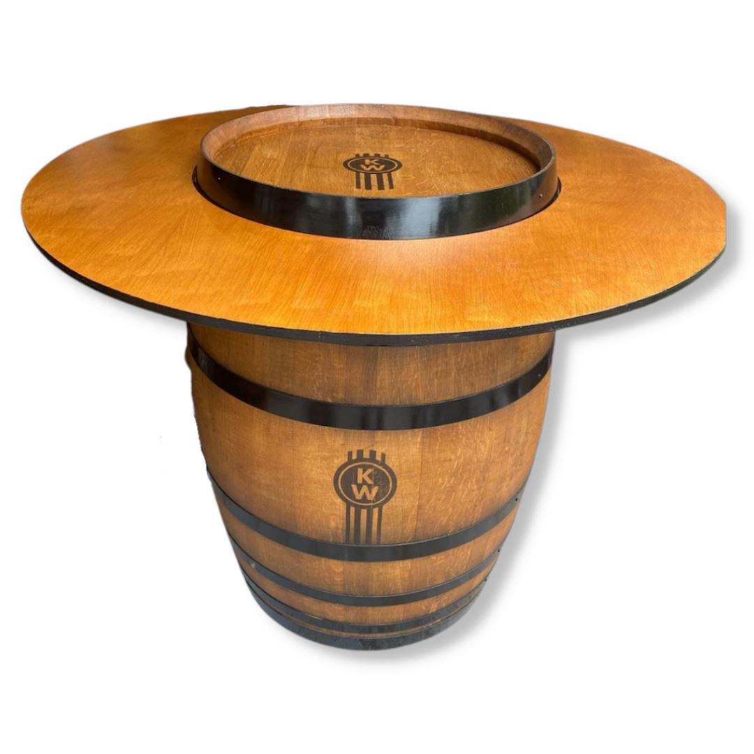 Wine Barrel branded Kenworth Wine Barrel
