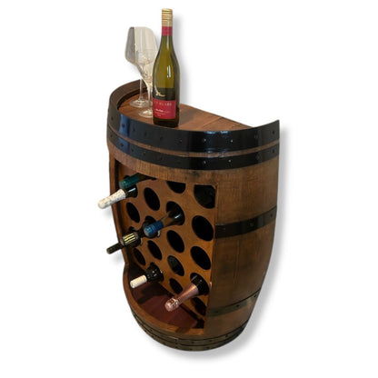 1/2 Barrel Wine Storage Unit Wine Barrel Storage 