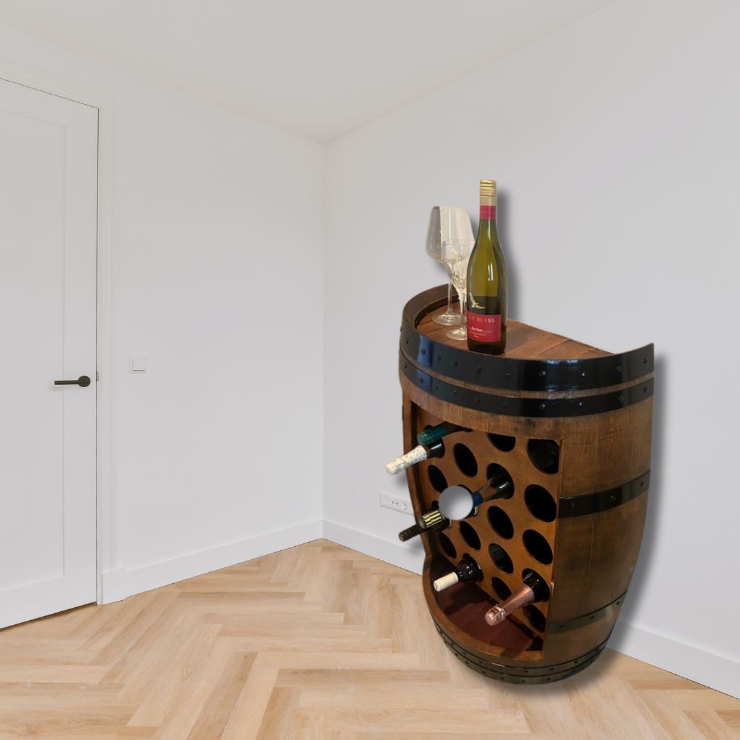 1/2 Barrel Wine Storage Unit Wine Barrel Storage 