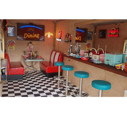 1950 Retro Cafe Diner Booth Booth 