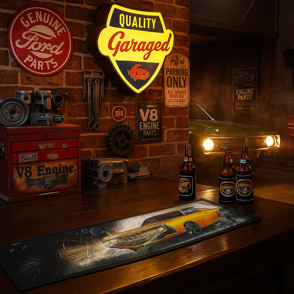 Muscle Car Premium Bar Runner - The Dens