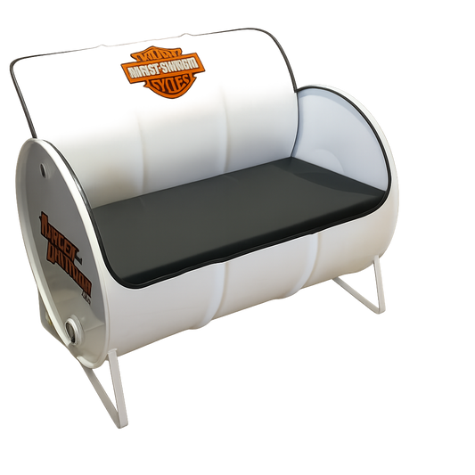 Harley Drum Bench Seat - The Dens